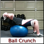 Ball crunch